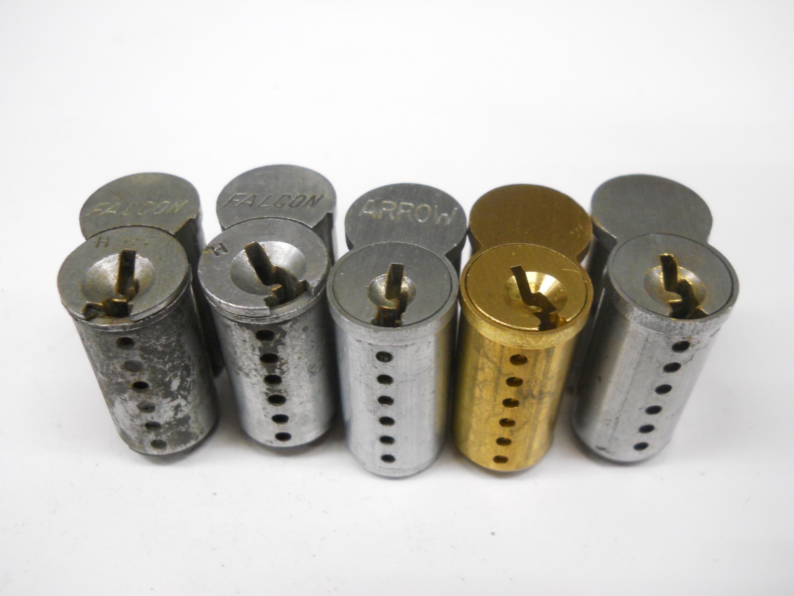 SFIC Lock parts lot H Keyway Fits Falcon Best Arrow Core Lot #6