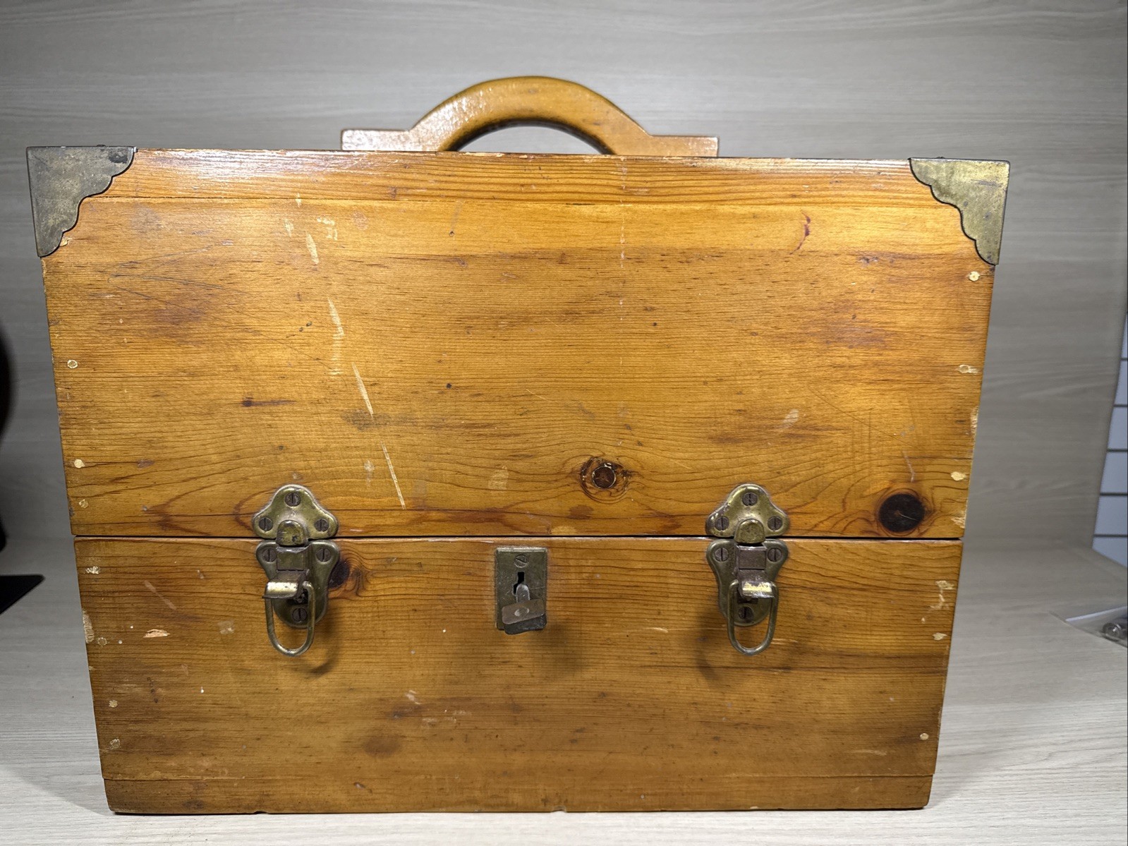 VTG ZEPHYR 6.25″ Circular Saw Model 625-L Aluminum Pet Tool Co W/ Lock Box & Key