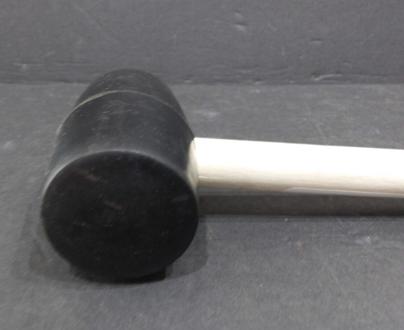 8 oz Solid Rubber Mallet Solid Wood Handle 10.50″ Long x 1.875″ Dia. Head