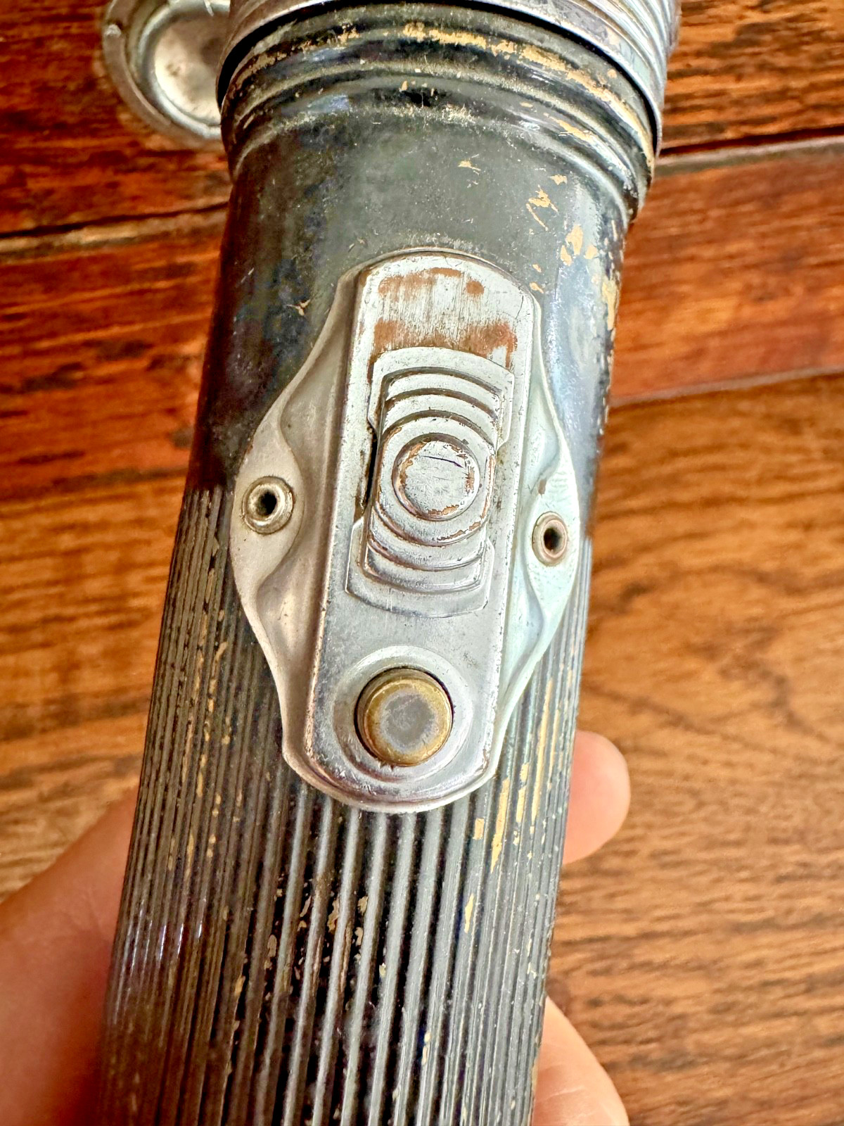 Vintage 1930s Winchester Brass 3D Fish Flashlight USN US Navy Military Stamped