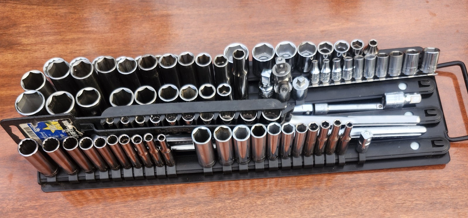 Craftsman Socket Lot 90 1/4″, 3/8″ Drive 4 Ratchets 6 & 12 Pt Metric Sae USA