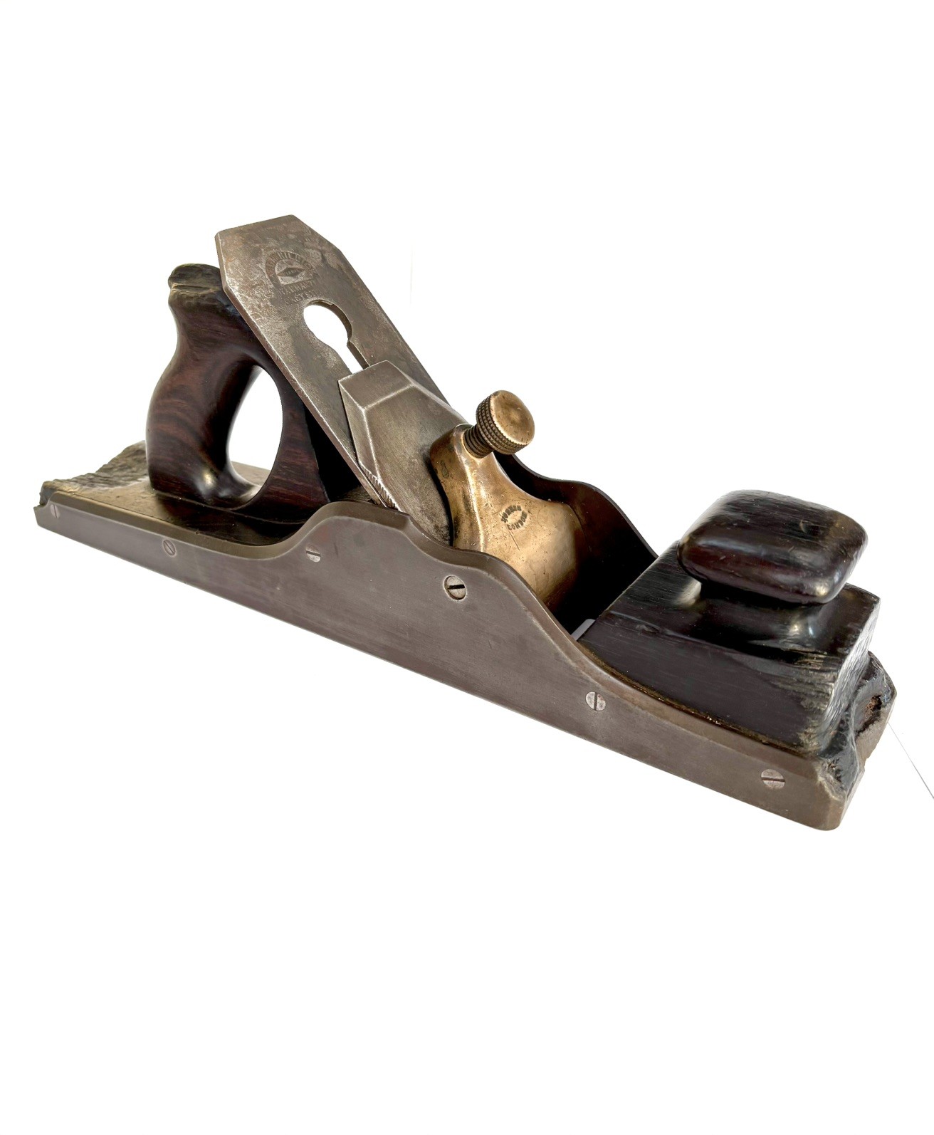Norris London no13 size Panel Plane 15.4″ Greaves Iron Cast Steel rosewood infil