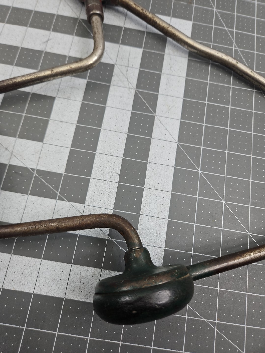 Stanley John S. Fray & Co. #100 Corner Bit Brace Hand Drill 1900’s Working Vtg