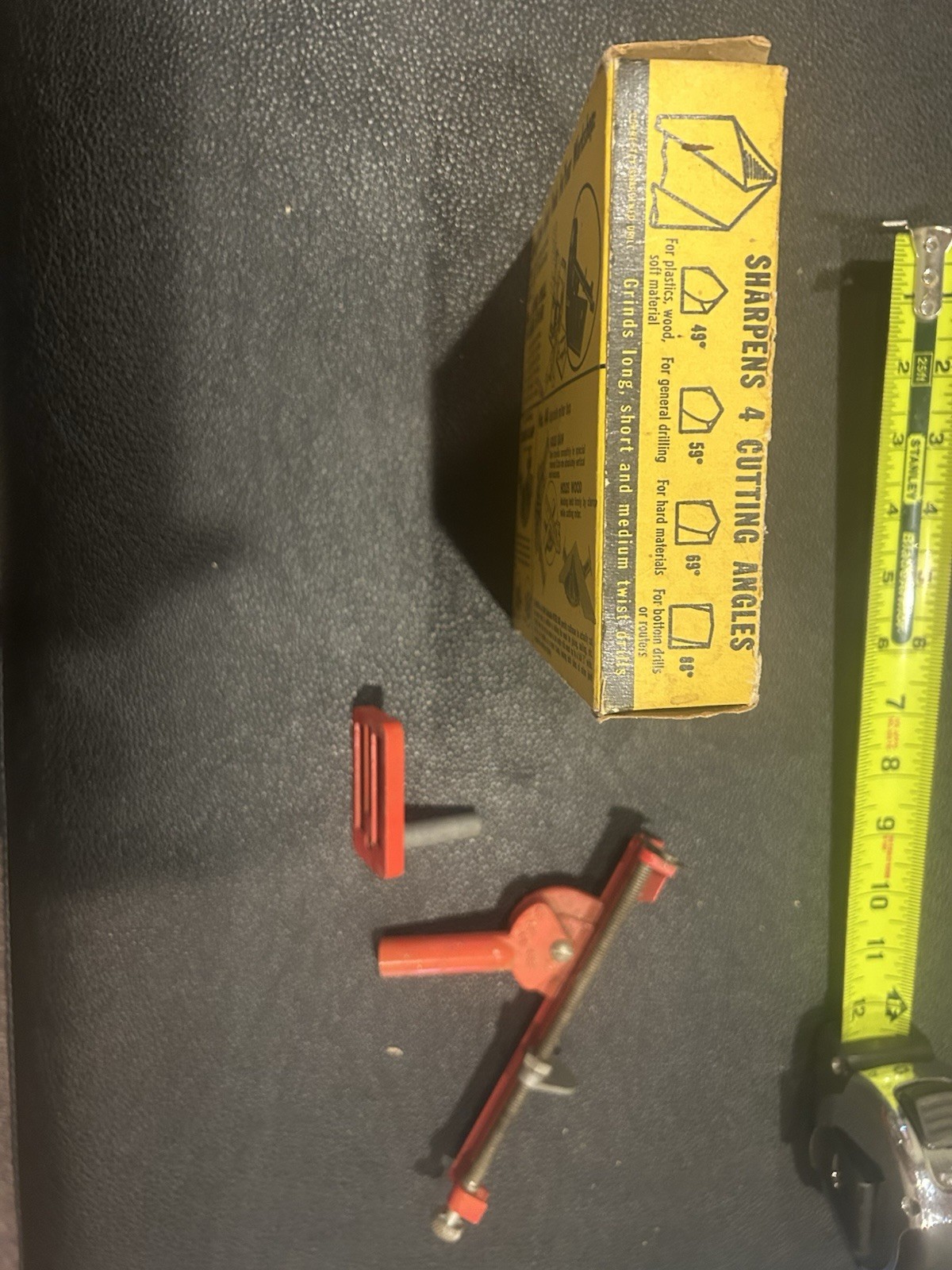 No 3 super drill grinder stand in box AD McBurney vintage sharpening 2401471