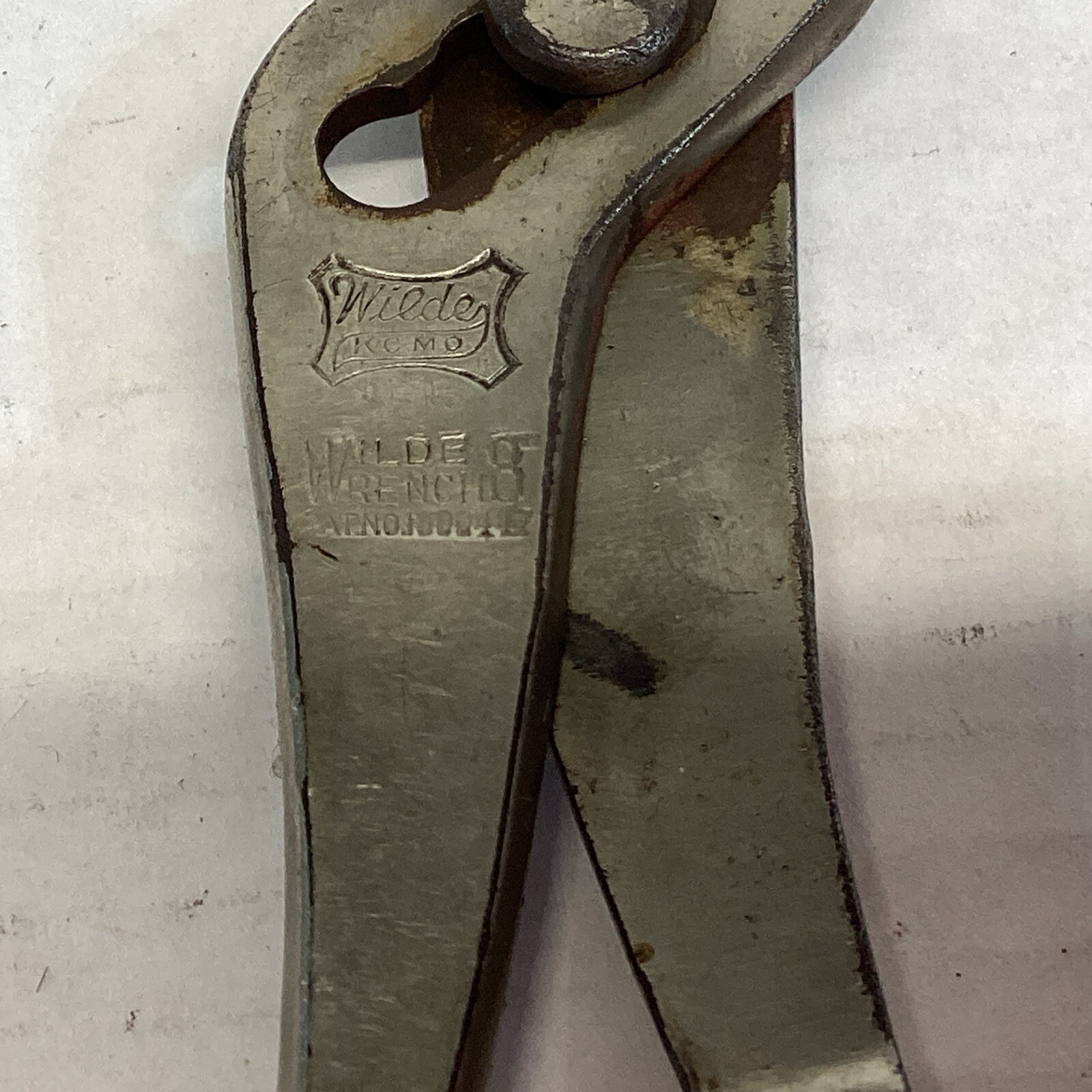 VINTAGE WILDE KCMO 8″ Slip Joint PLIERS MADE IN THE USA Nice