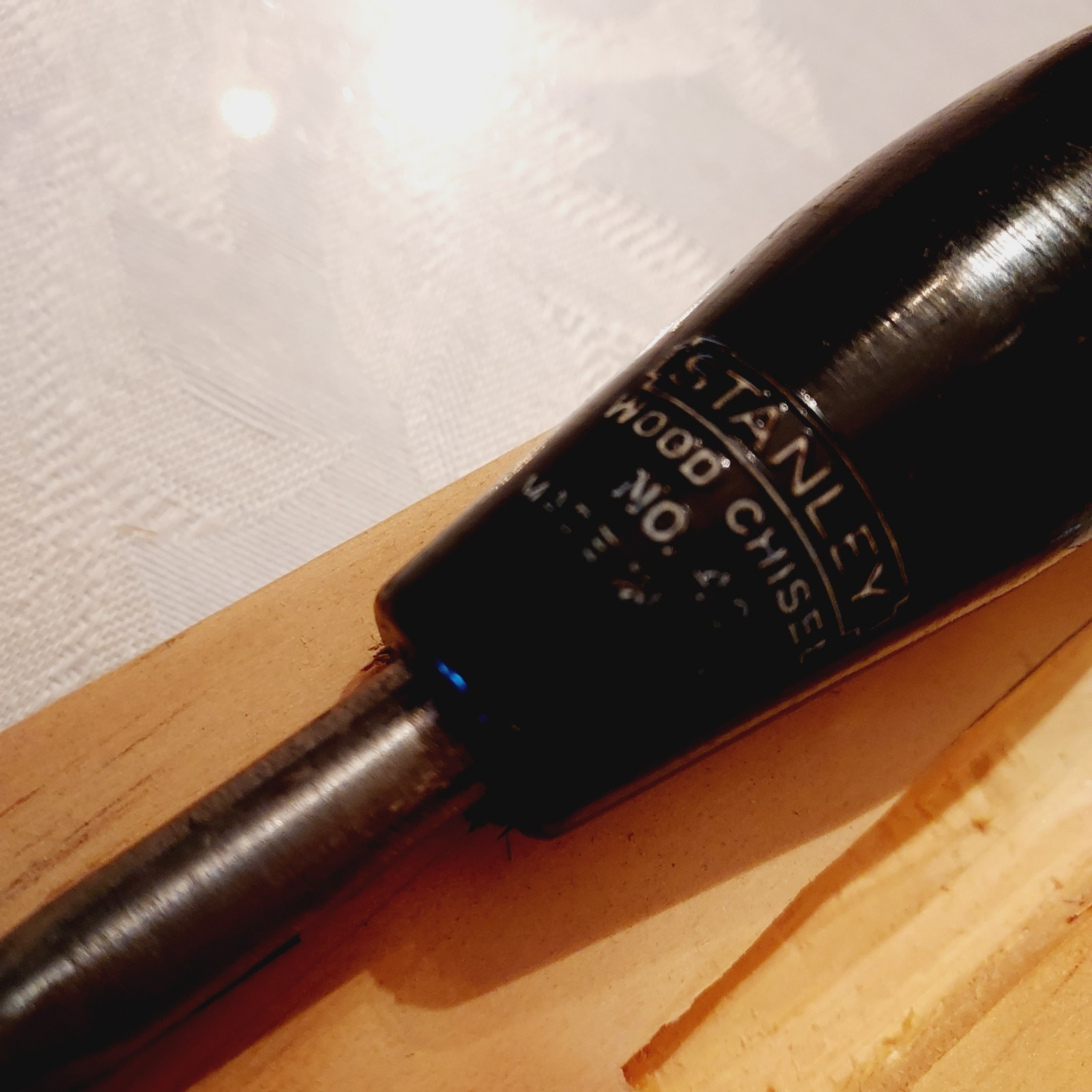 Vintage Stanley 1/4” No.40 Everlasting Chisel USA w/ Block