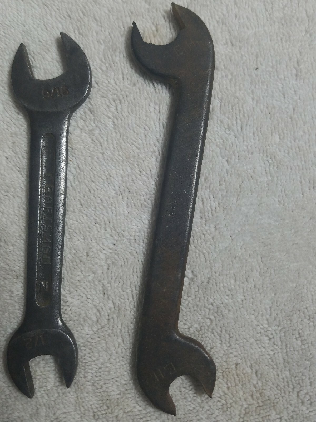Vintage Lot of Open Ended Wrenchs Craftsman, Billings, Williams