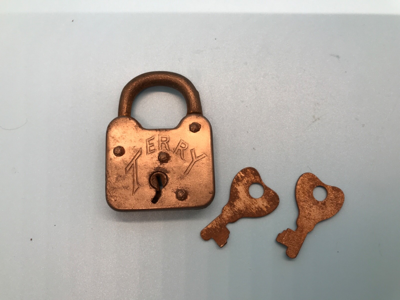 Vintage Terry Padlock with Keys