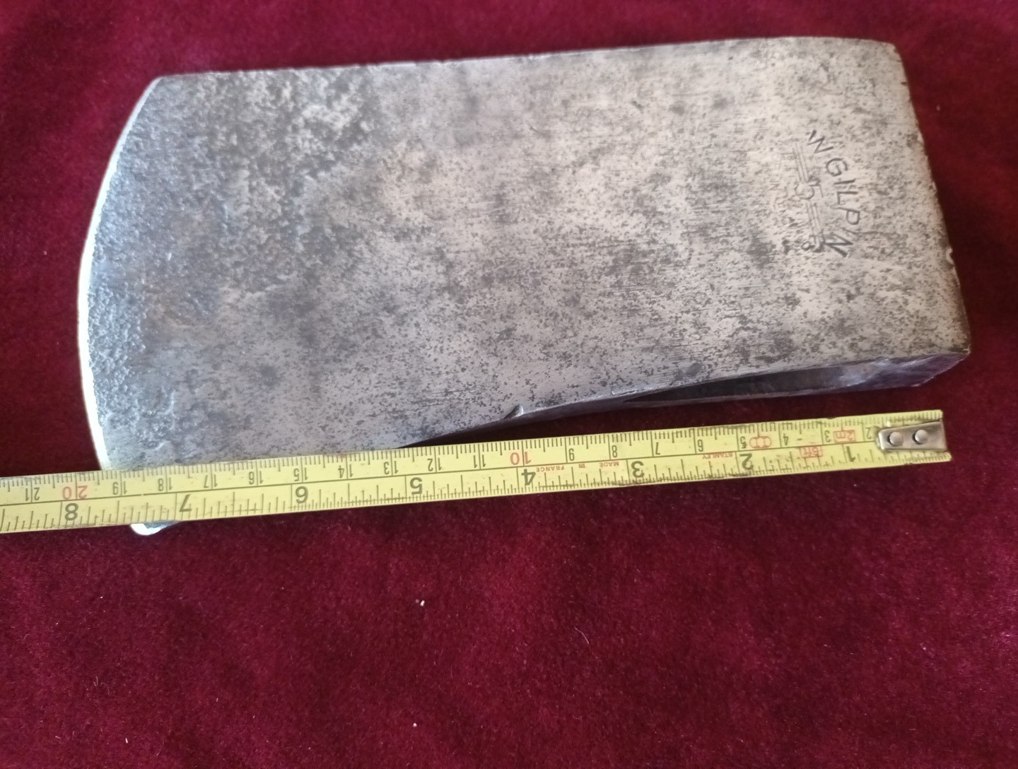 Vintage W Gilpin 5 Lb Hand Forged Felling Splitting Axe Head