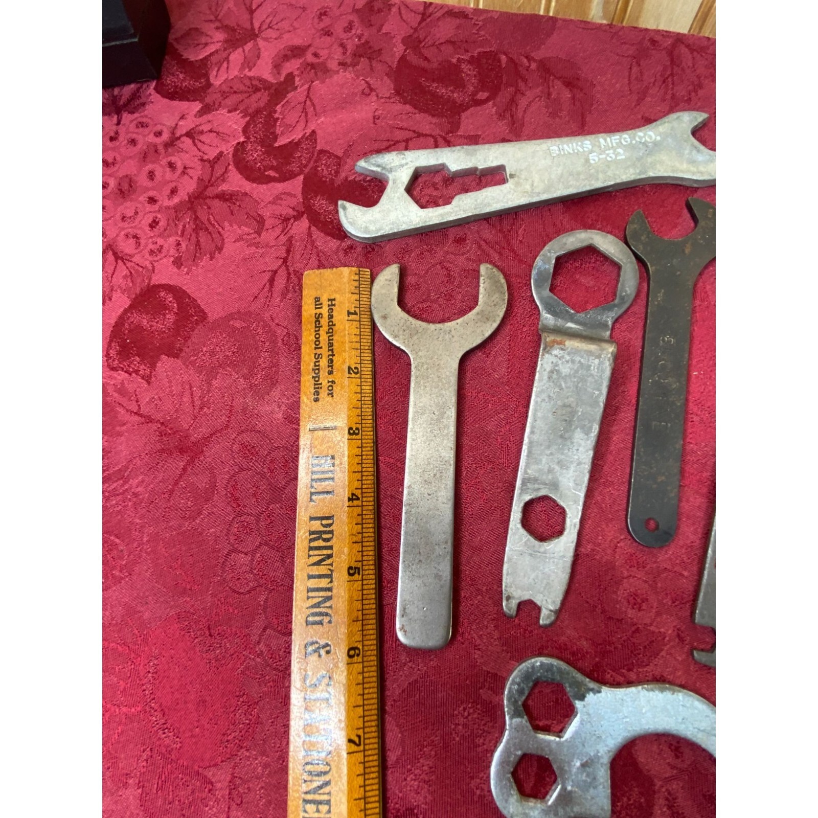 Vtg Misc. Lot of 10 Bike Multi Wrench Tools Binks Buckeye Unbranded Various Size