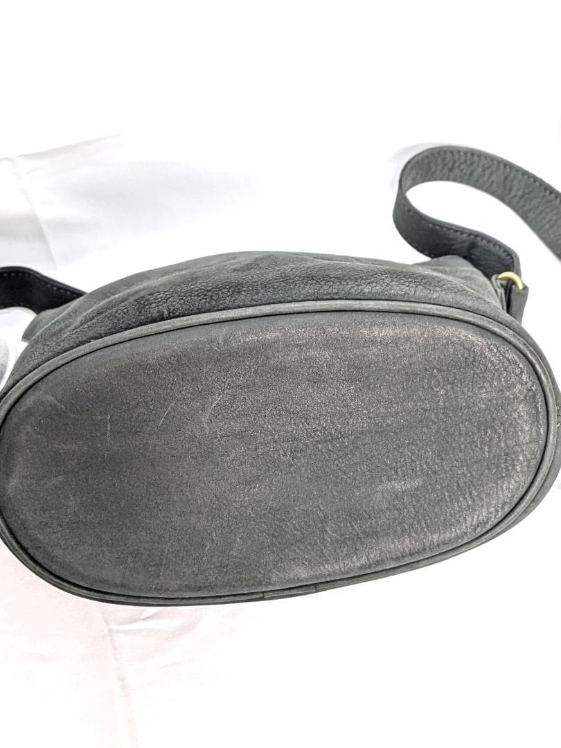 Coach Shoulder Bag Old Coach AA0126-G-S-19-24-998 Suede Green Used 21.5x25cm