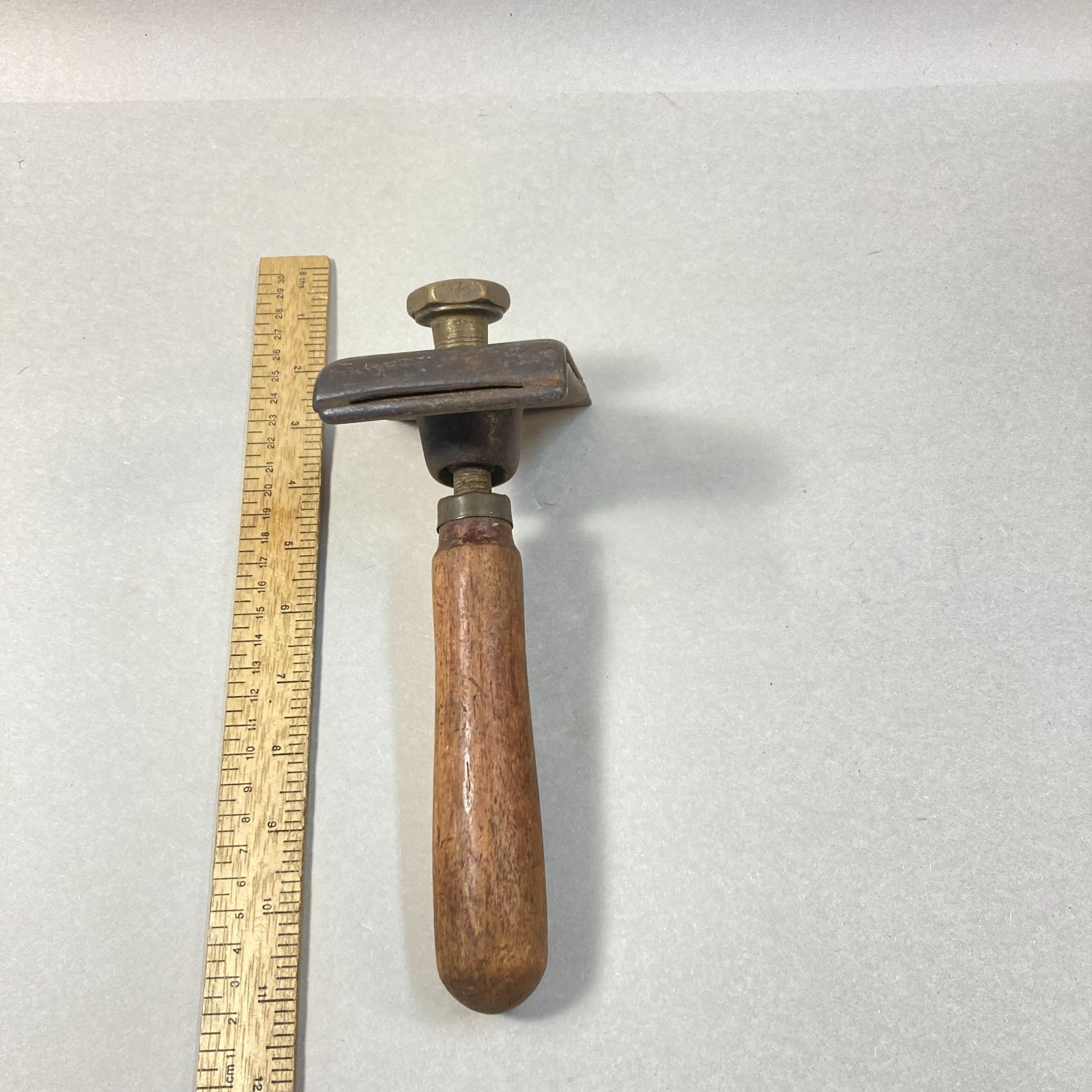 Vintage E. C. Stearns Cabinet Floor Scraper Wood Handle Adjustable USA
