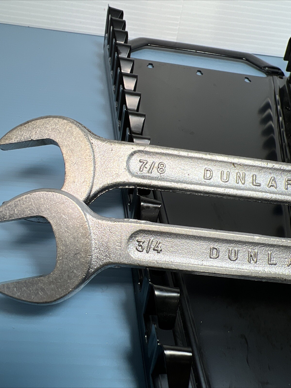 lot of 2 Dunlap Open End Wrenchs 3/4”x 11/16 & 7/8 X 13/16”