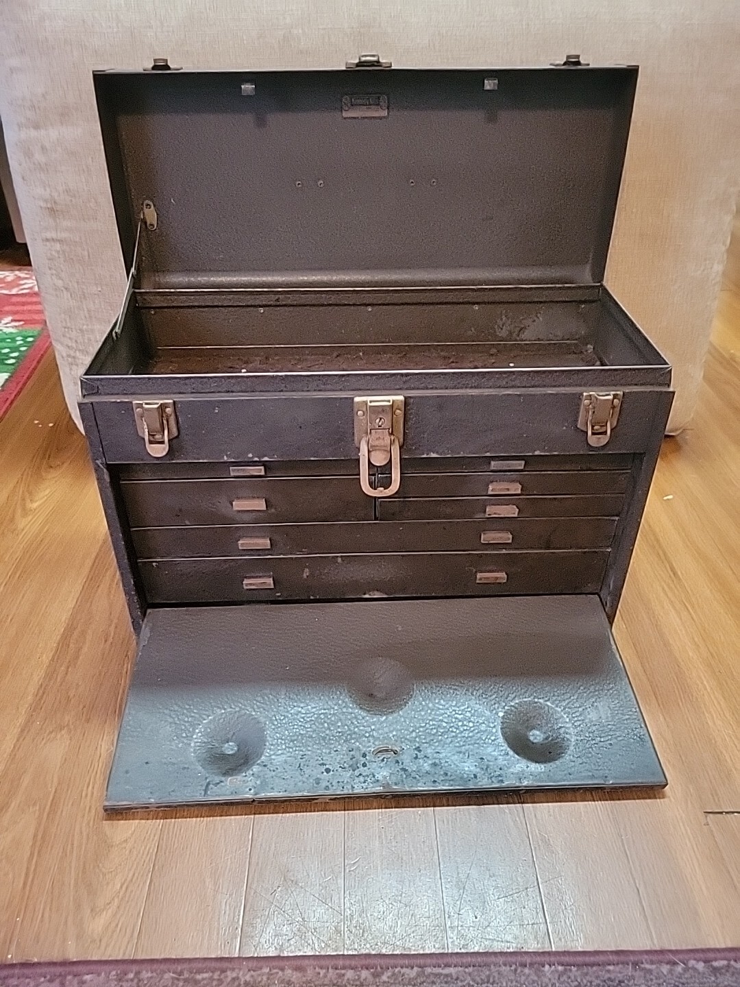 VINTAGE KENNEDY KITS 520 MACINIST TOOLBOX 7 Drawer