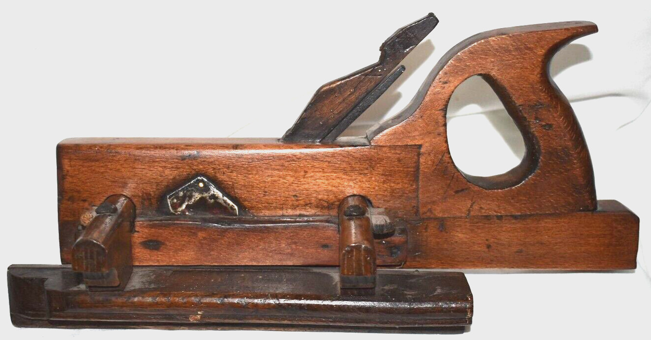 Antique & Original Boxwood Plow Plane (19th Century) – W-1A