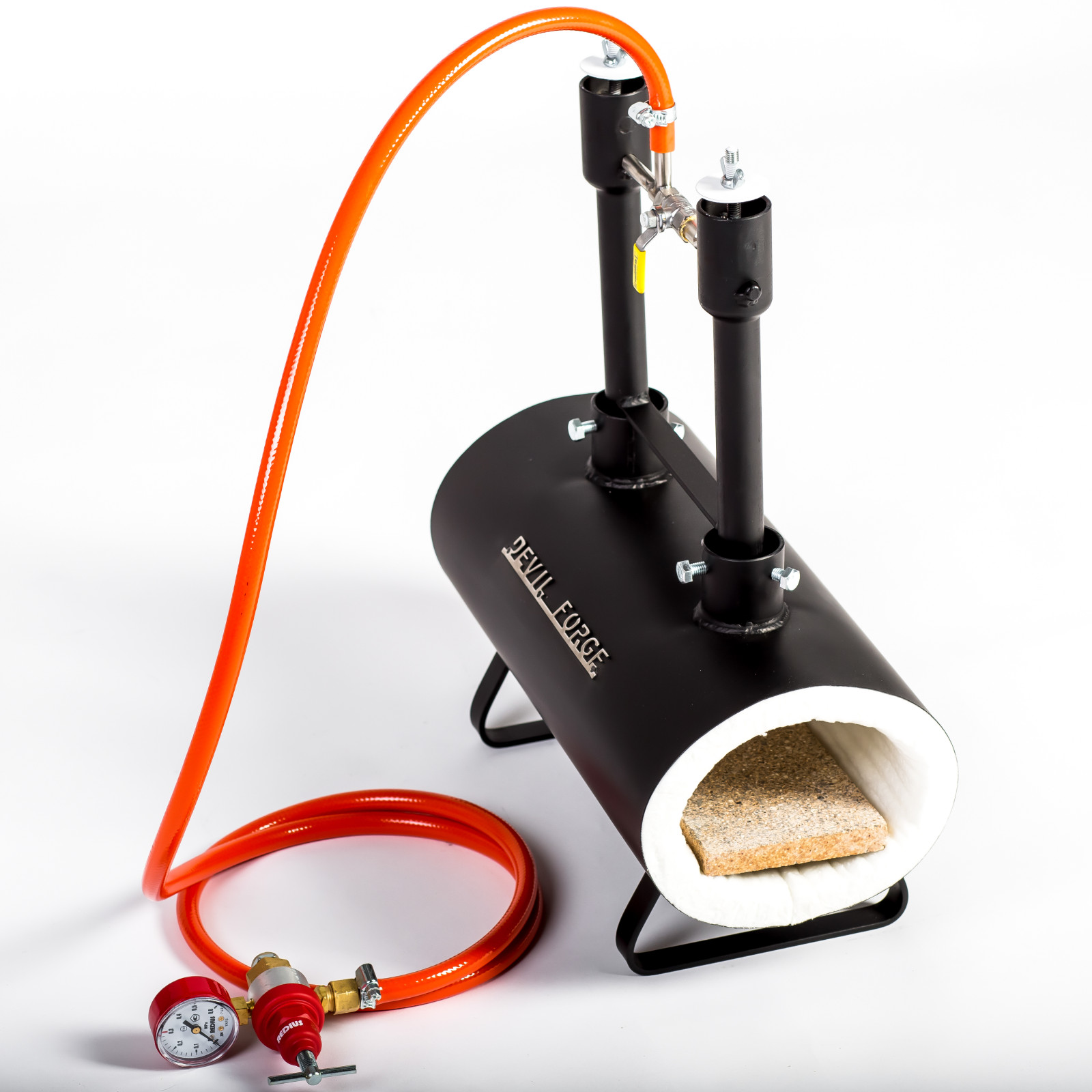 DFSW2 GAS PROPANE FORGE Furnace Burner Knife Making Blacksmith Farrier