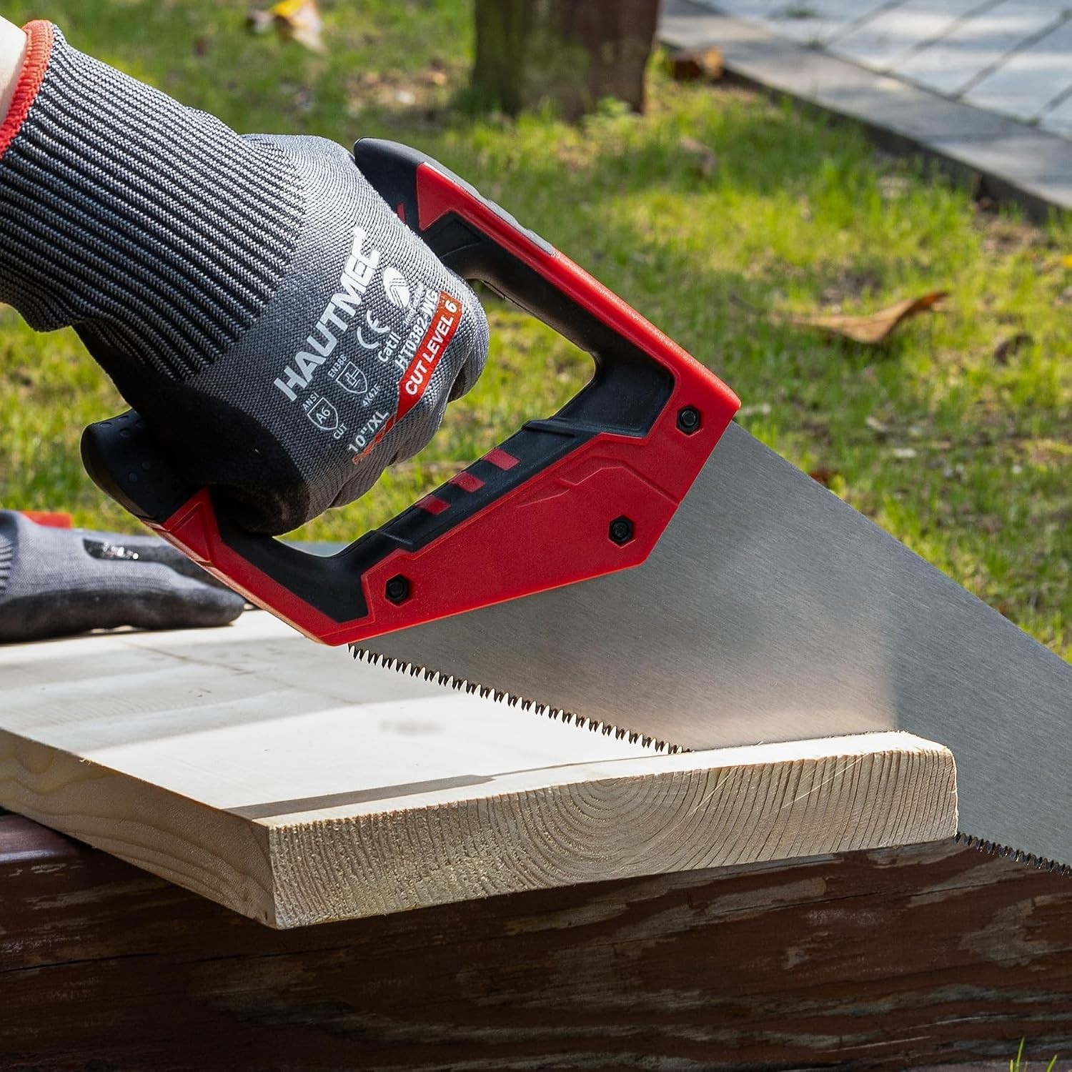 14 Inch Fine Cut Hand Saw for Gardening and Woodworking – Non-Slip Handle