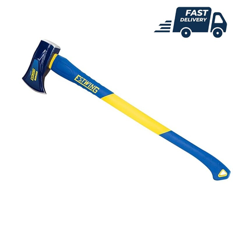 36″ Handle Axes Hatchet 8LB Head Wood Splitting Maul with Fiberglass Handle