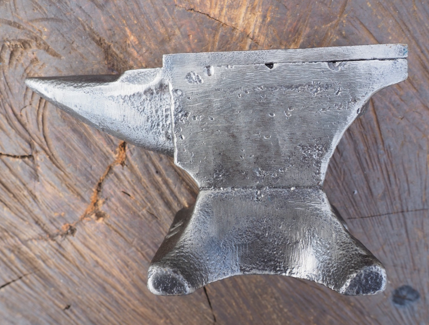 RARE SMALL 5LB “VULCAN” BLACKSMITH ANVIL #00 CRAFT LEATHER JEWELER BENCH TOP