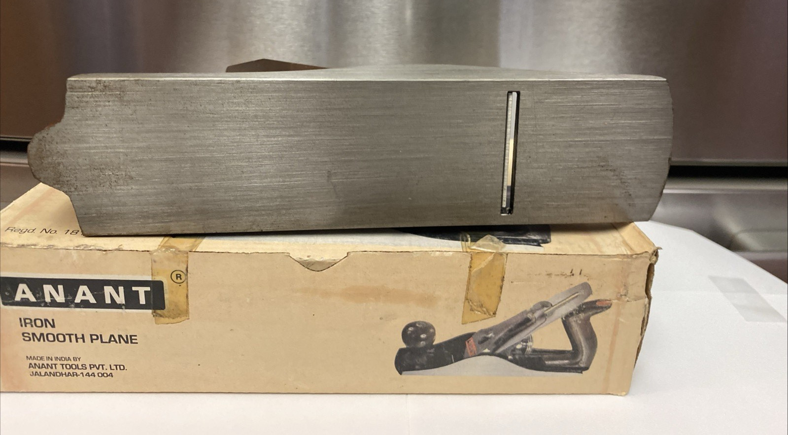 Anant A3 Iron Smooth Plane 45mm Cutter 235mm Long In Original Box Made In USA