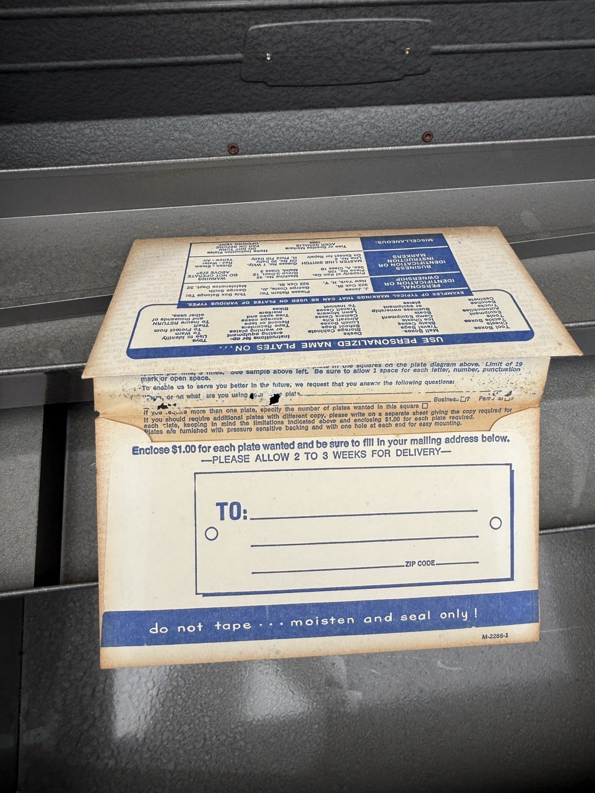 Sears Craftsman USA NOS Mechanics Cantilever Tool Box Portable Steel Tote 65351