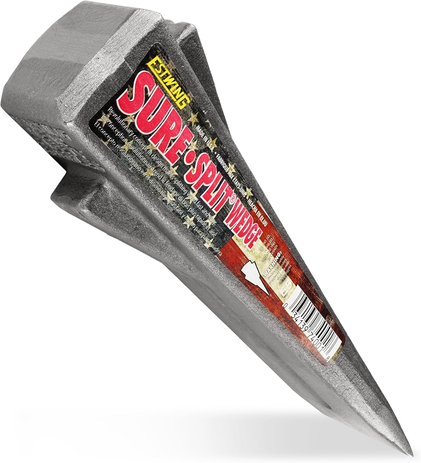 Sure Split Wedge – 5-Pound USA Made Wood Splitting Tool with Forged Steel Constr