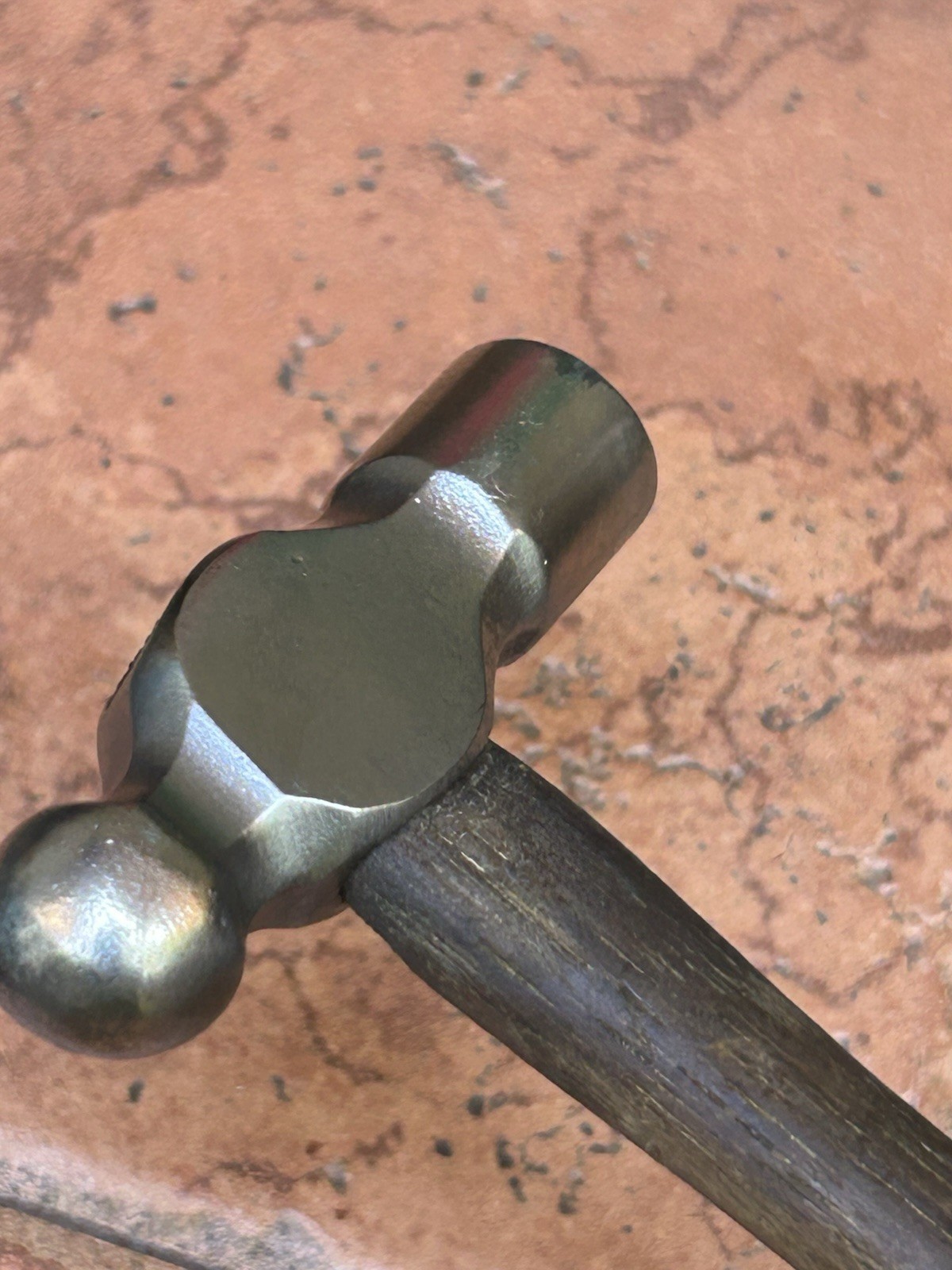 VINTAGE PLUMB BALL PEEN HAMMER WITH ANCHOR LOGO, FAST FREE SHIPPING
