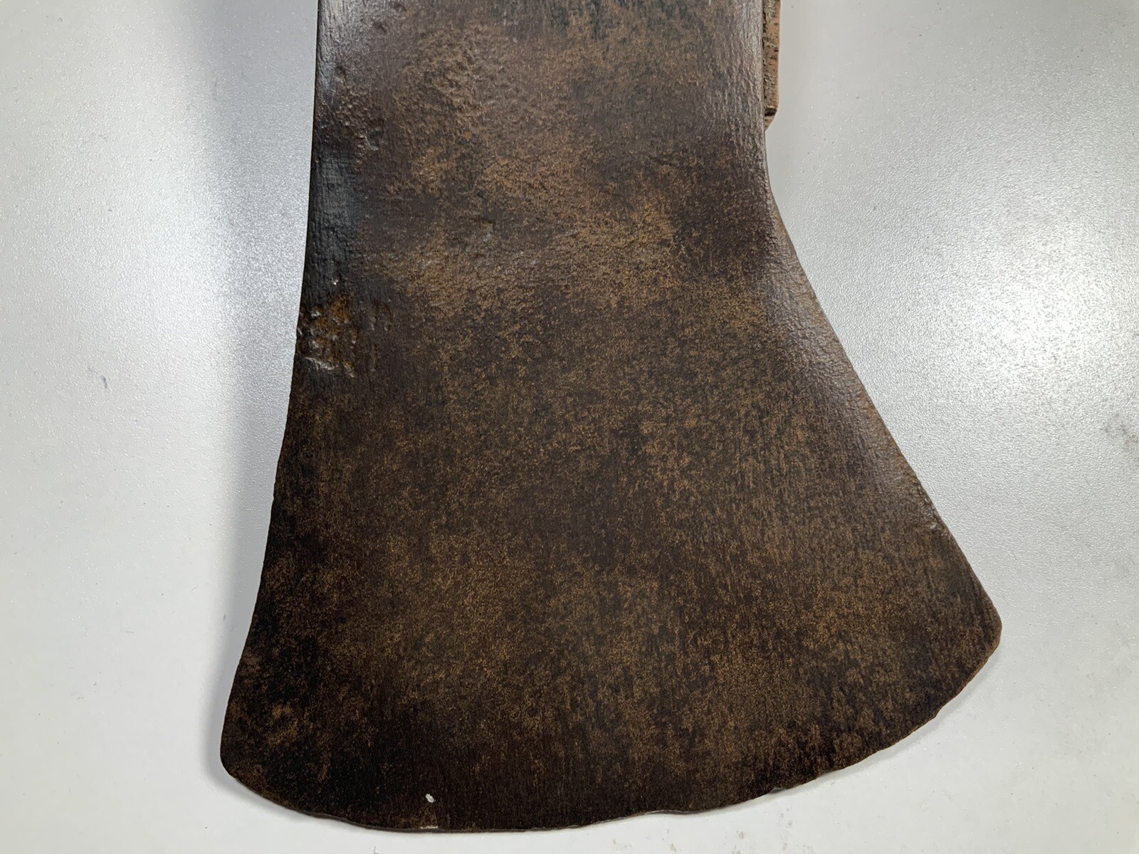Vintage single bit axe head 3 1/2 pounds marked M for Mann 8”X 4 1/2″