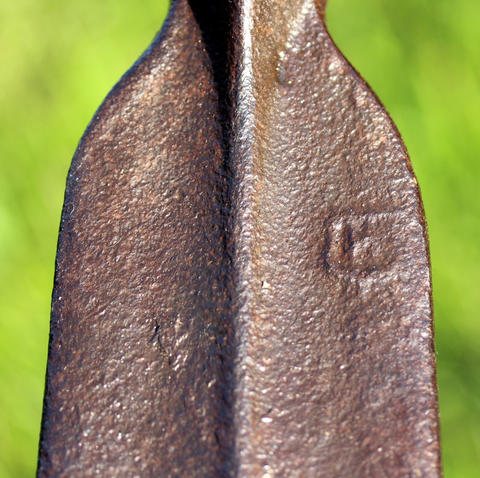 Antique Hubbard “H” Shield Mark 13″ Head Mattock Adze Axe Hickory Crossville TN