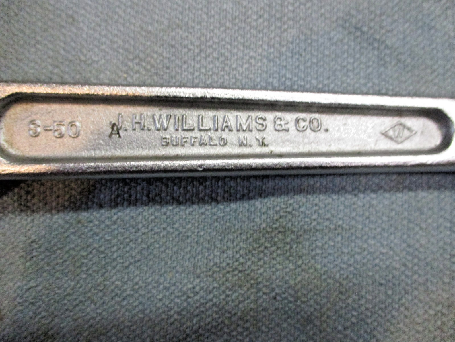 Nice Vintage J.H. WILLIAMS S-50 1/2″ Drive Ratchet Pass Thru Female Buffalo N.Y.