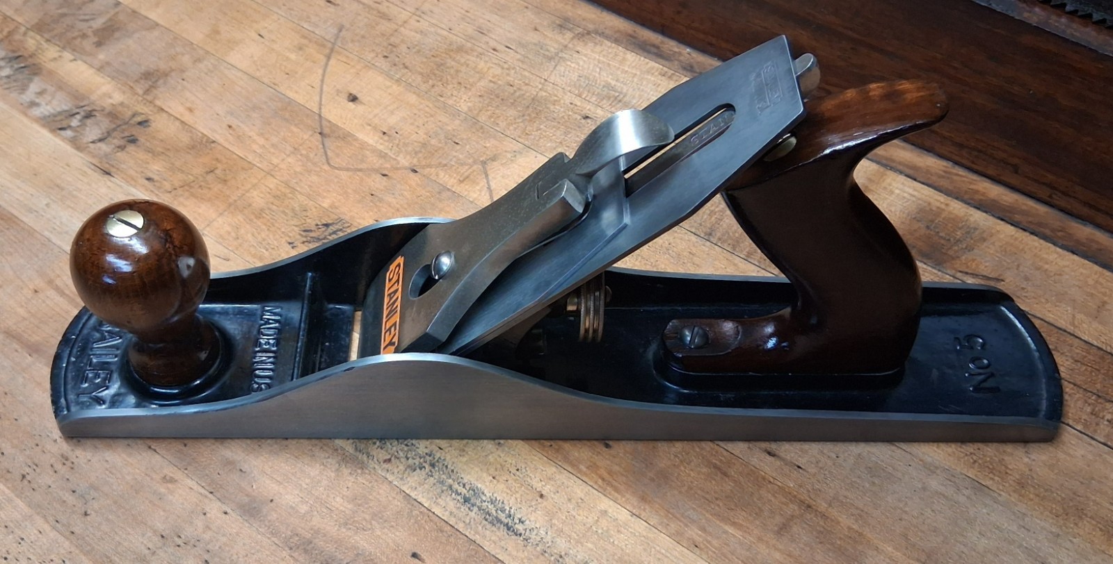 EXCELLENT STANLEY No.5 SMOOTH SOLE “COMPLETELY GONE THROUGH & TUNED”