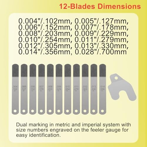 2124332 Engine Brake Feeler Gauge Tool & A308 Offset Valve Tappet Gauge Set