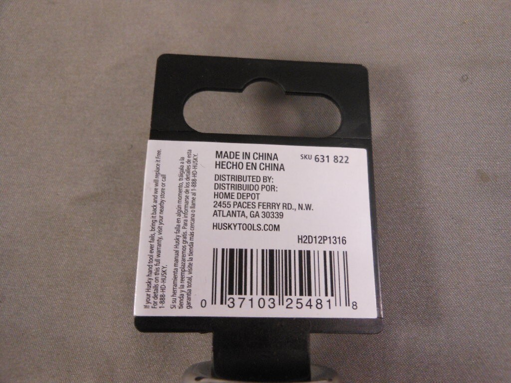 New Husky 13/16″ SAE 12 Point Chrome Shallow Socket 1/2″ Drive 631-822 Lifetime