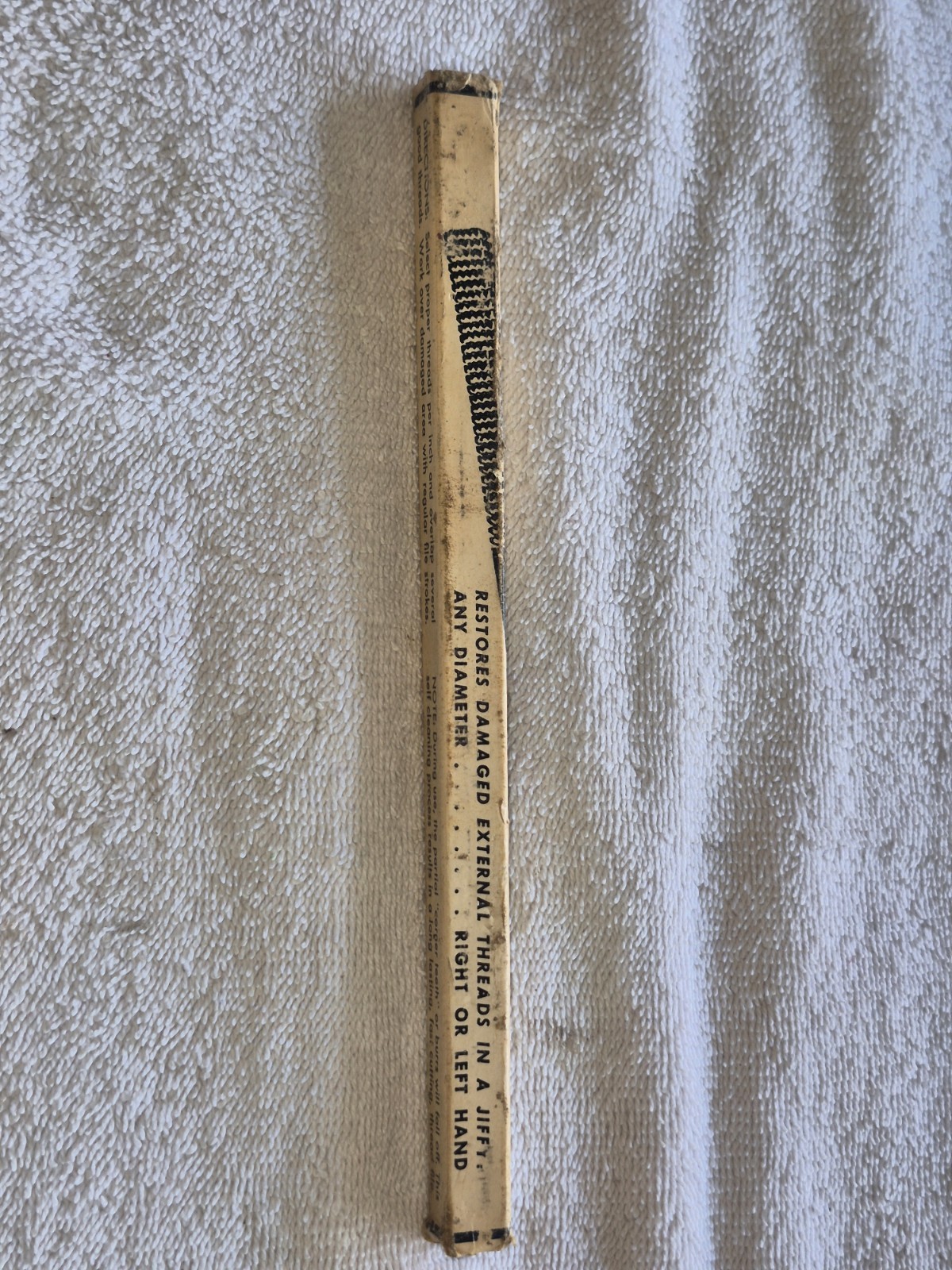 MADE USA Vintage JAW MFG #2/ 8 in 1 Thread File FOR # 9 -10 -12 -16 -20-27-28-32