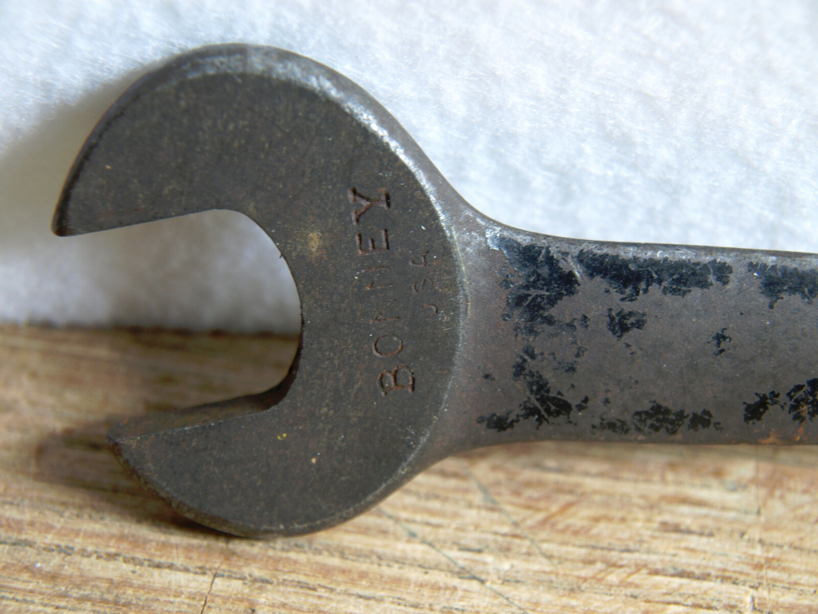 Bonney Forge & Tool 627 Double Head Check Nut Wrench 19/32 x 11/16 1940s-1950s