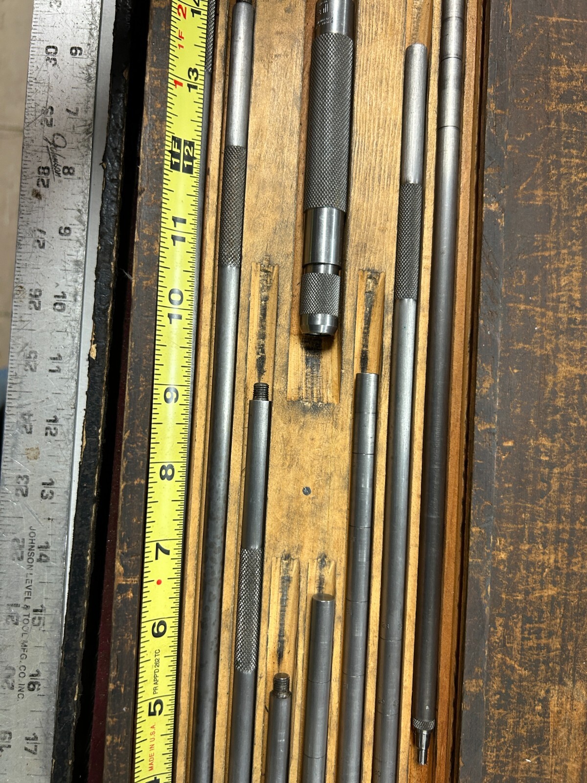 MACHINIST TpCb LATHE MILL Brown Sharpe Interchangeable Anvil Inside Micrometer