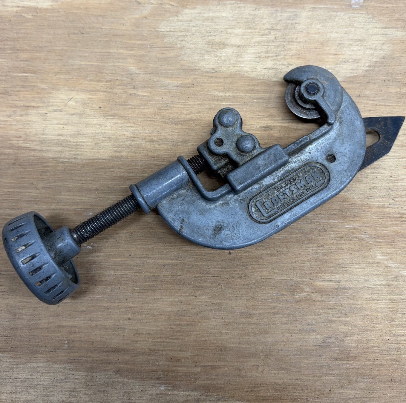 Vintage Craftsman Pipe Tubing Cutter 5533 w/ Reamer ~ Underline Logo ~ USA