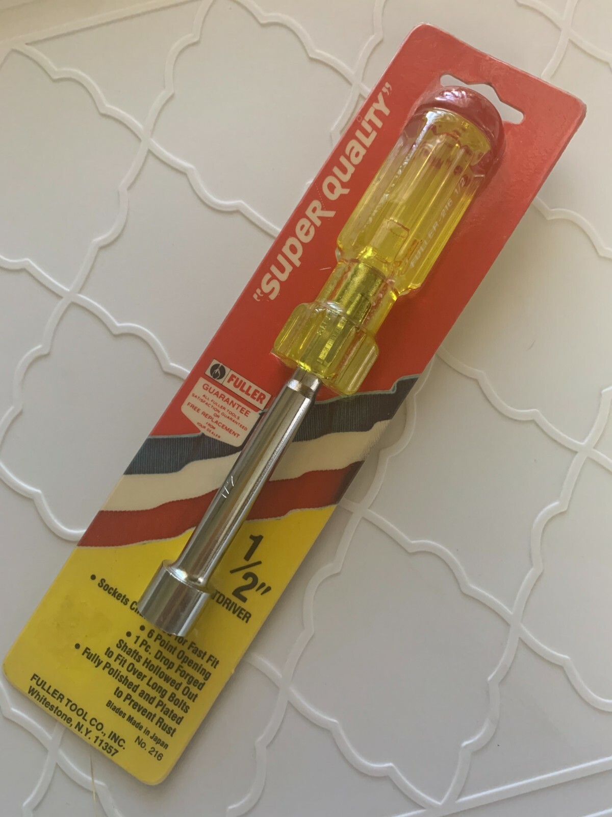 Vintage Fuller Nut Driver 1/2″ No. 216 NOS Rare NEW