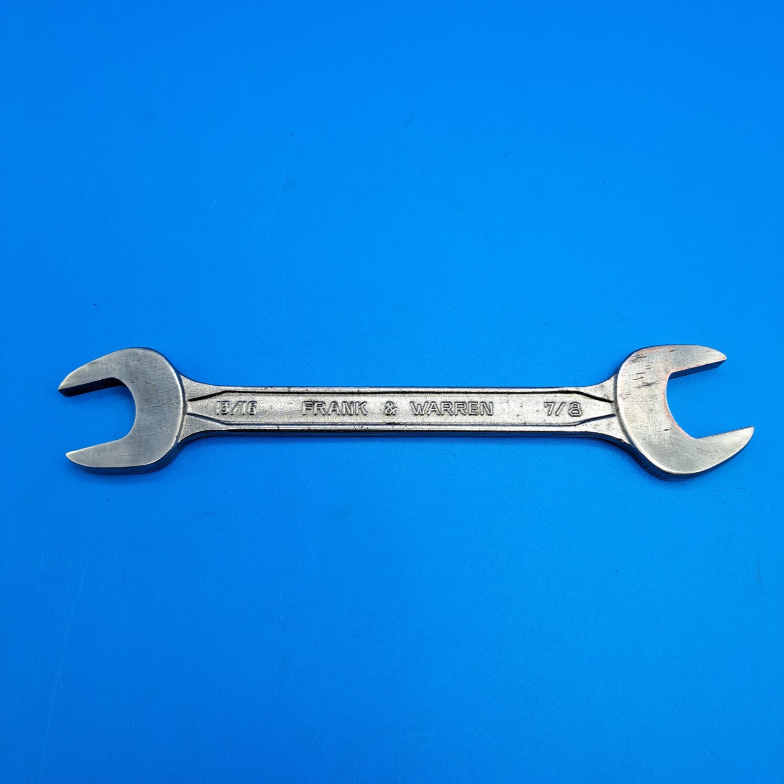 Vintage Frank & Warren 13/16 x 7/8″ Open End Wrench, No 1330, Made in Japan
