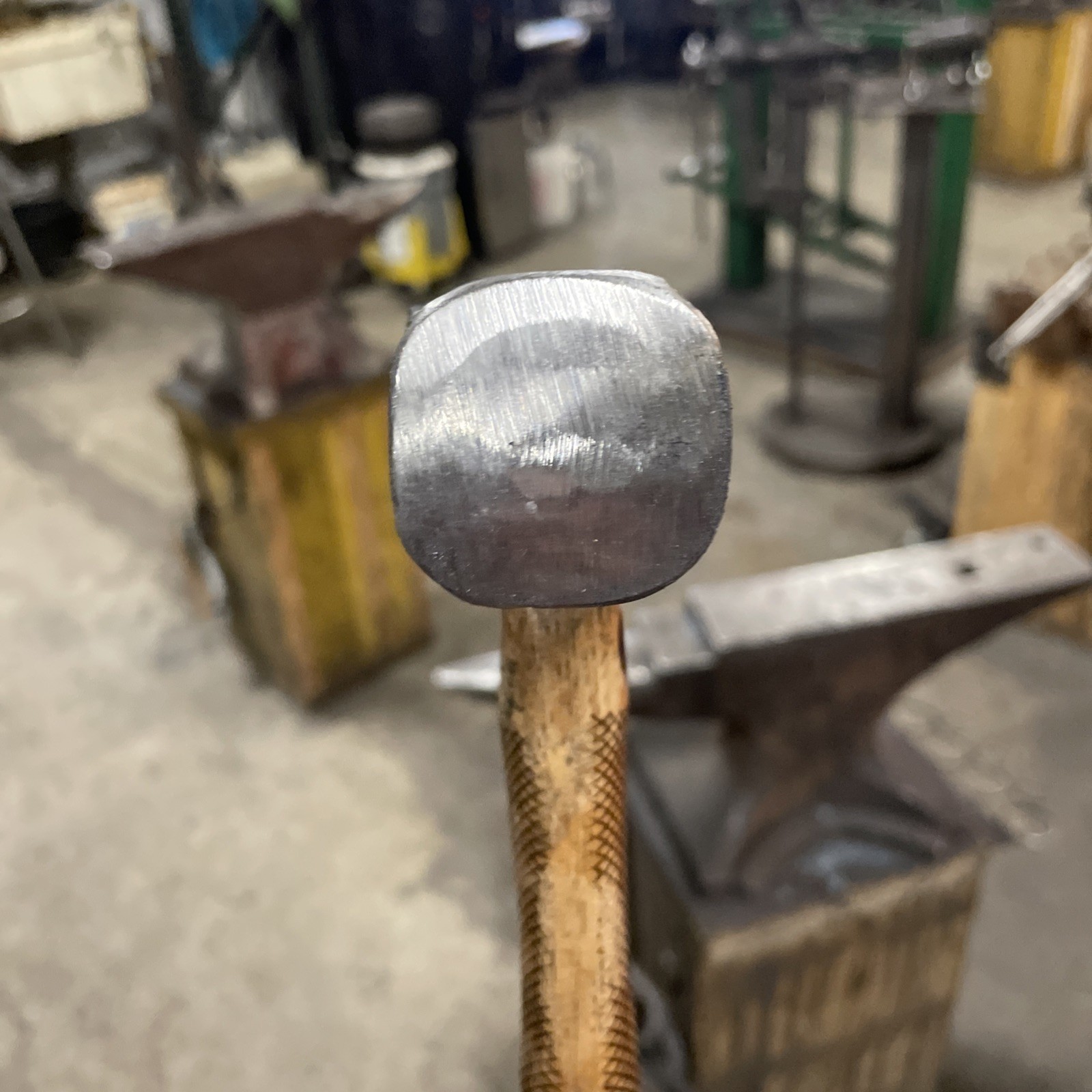 Ceckering Cross Peen Hammer 2 1/2 Lb Of 4140 Steel Hand Forged Steel And Ashwood