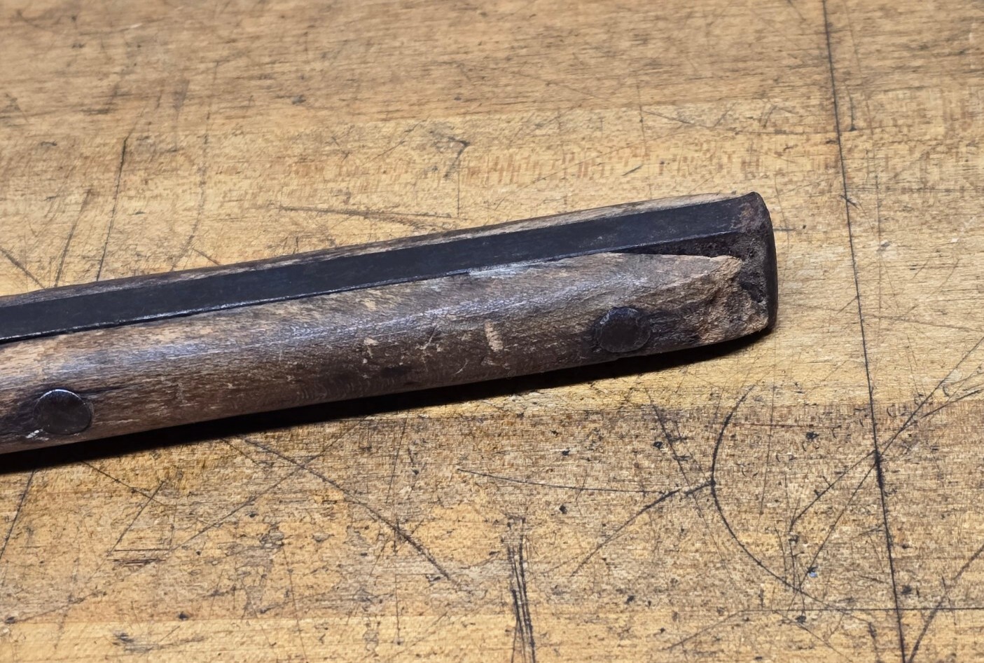 ANTIQUE Bridgeport Hardware Mfg. Corp. Shipping Crate Tool Nail Puller Pat. 1908