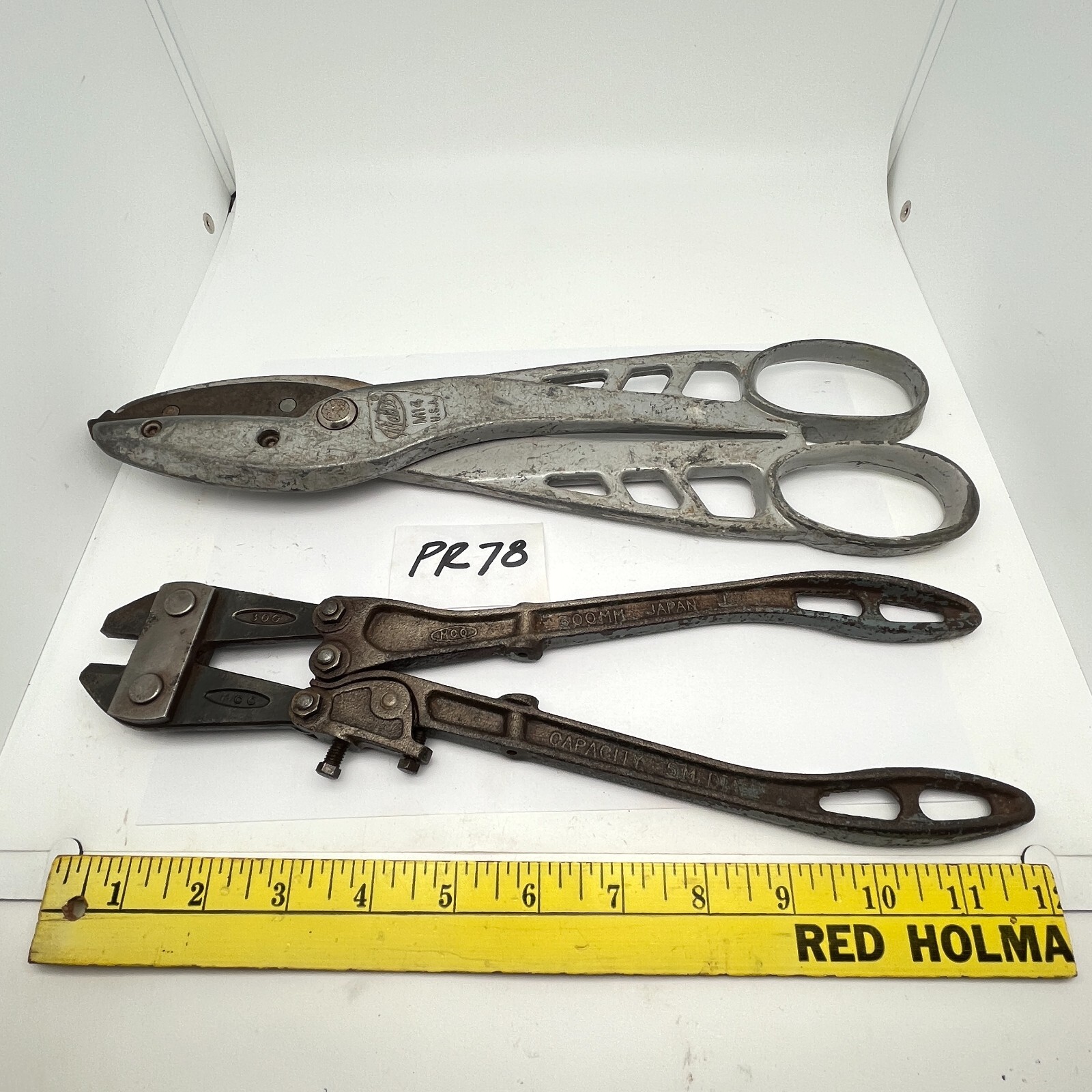 Vintage MALCO M14 Shear & MCC Model-31 300mm Crimper Cutter Japan