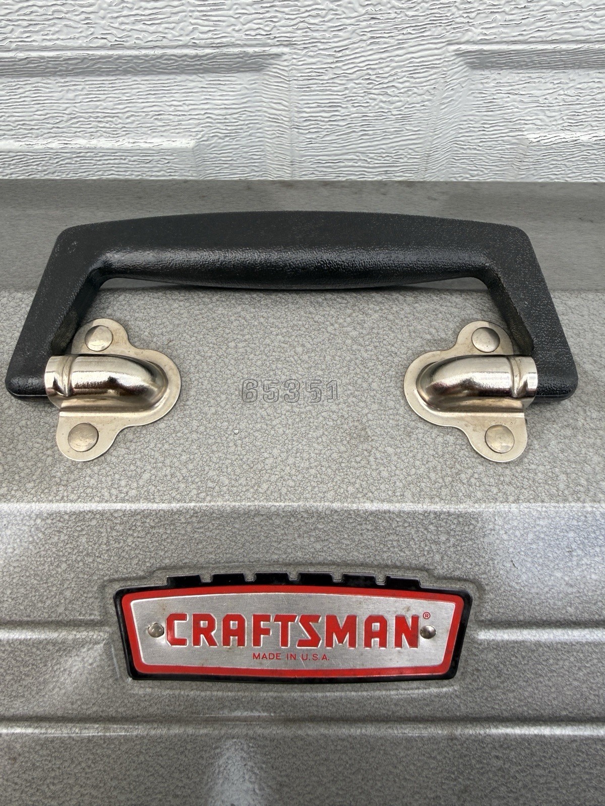 Sears Craftsman USA NOS Mechanics Cantilever Tool Box Portable Steel Tote 65351