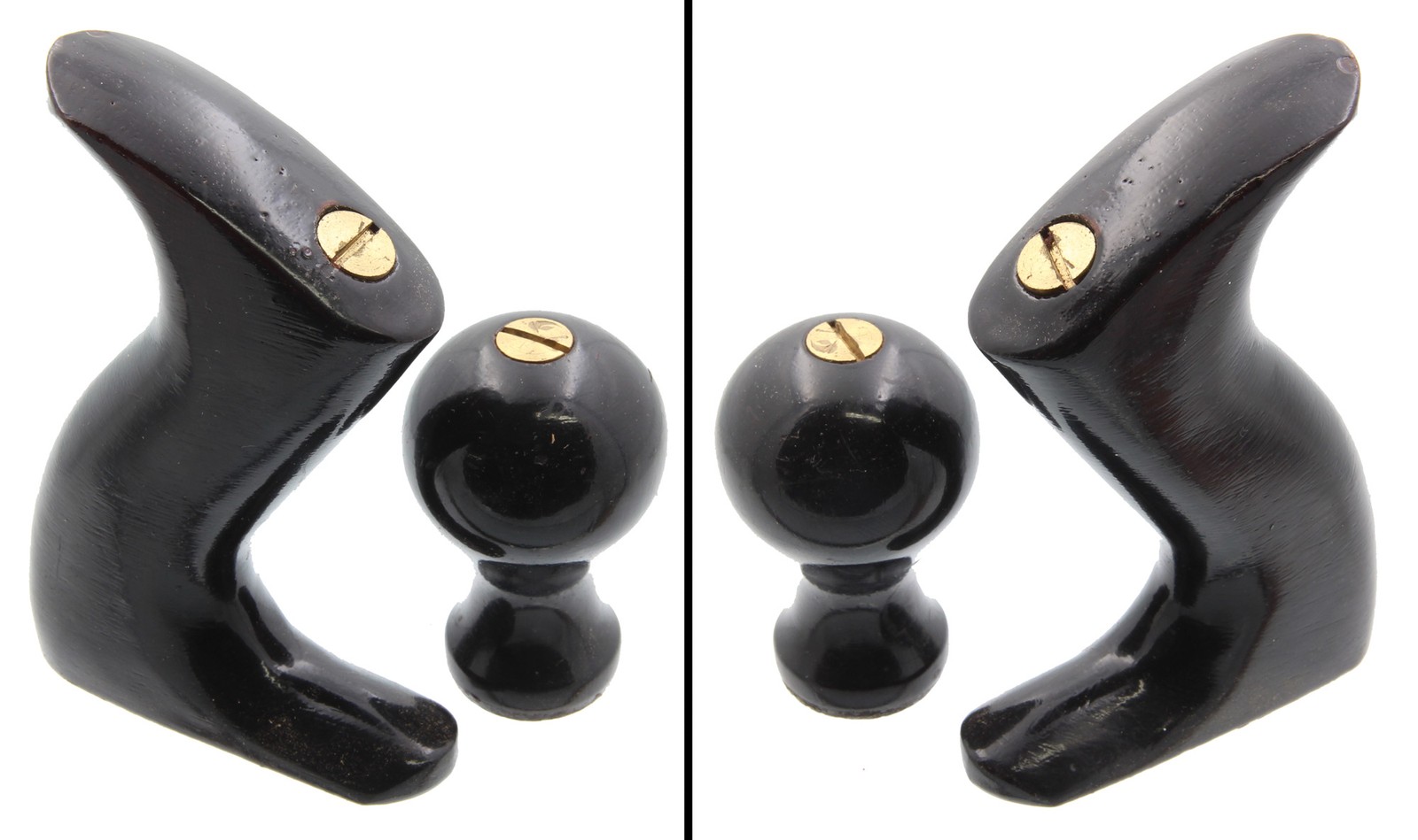 Founder’s Grade “Ebonized” Handle/Knob for Stanley No. 4 Type 17 -mjdtoolparts