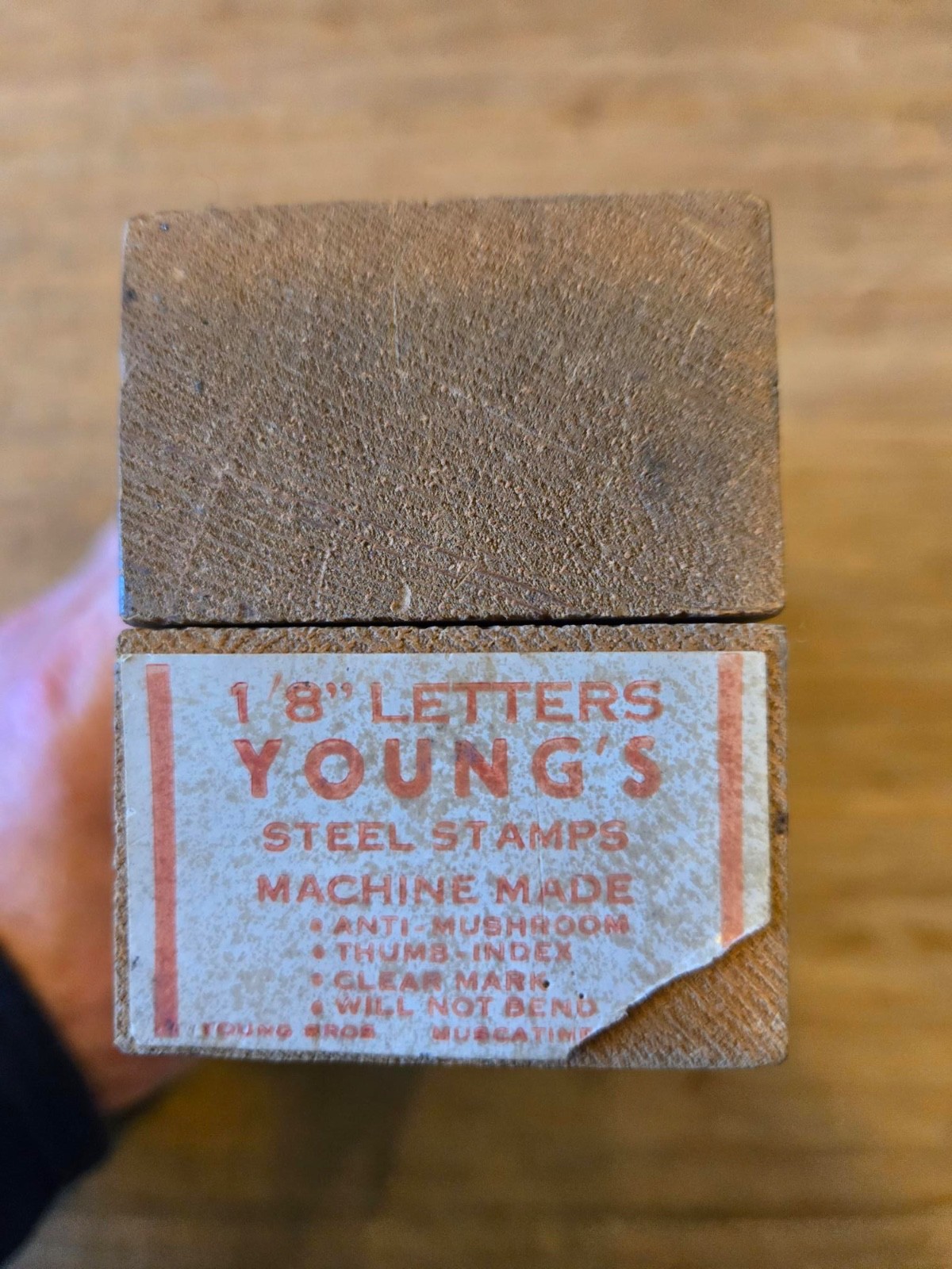 Vintage Youngs 1/8″ Figures Steel Stamps LETTERS