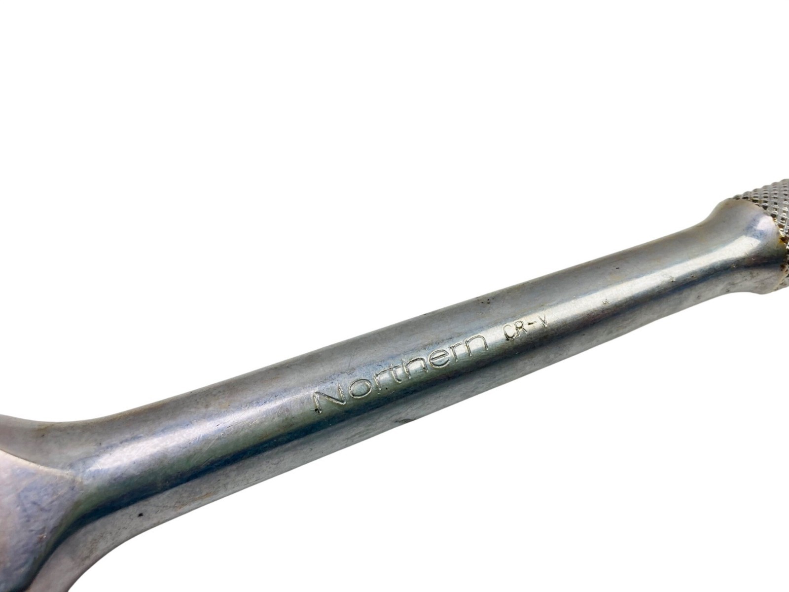 Vintage Northern 1/2″ Drive Flex Head Ratchet Knurled Grip CR-V Steel 11.75″