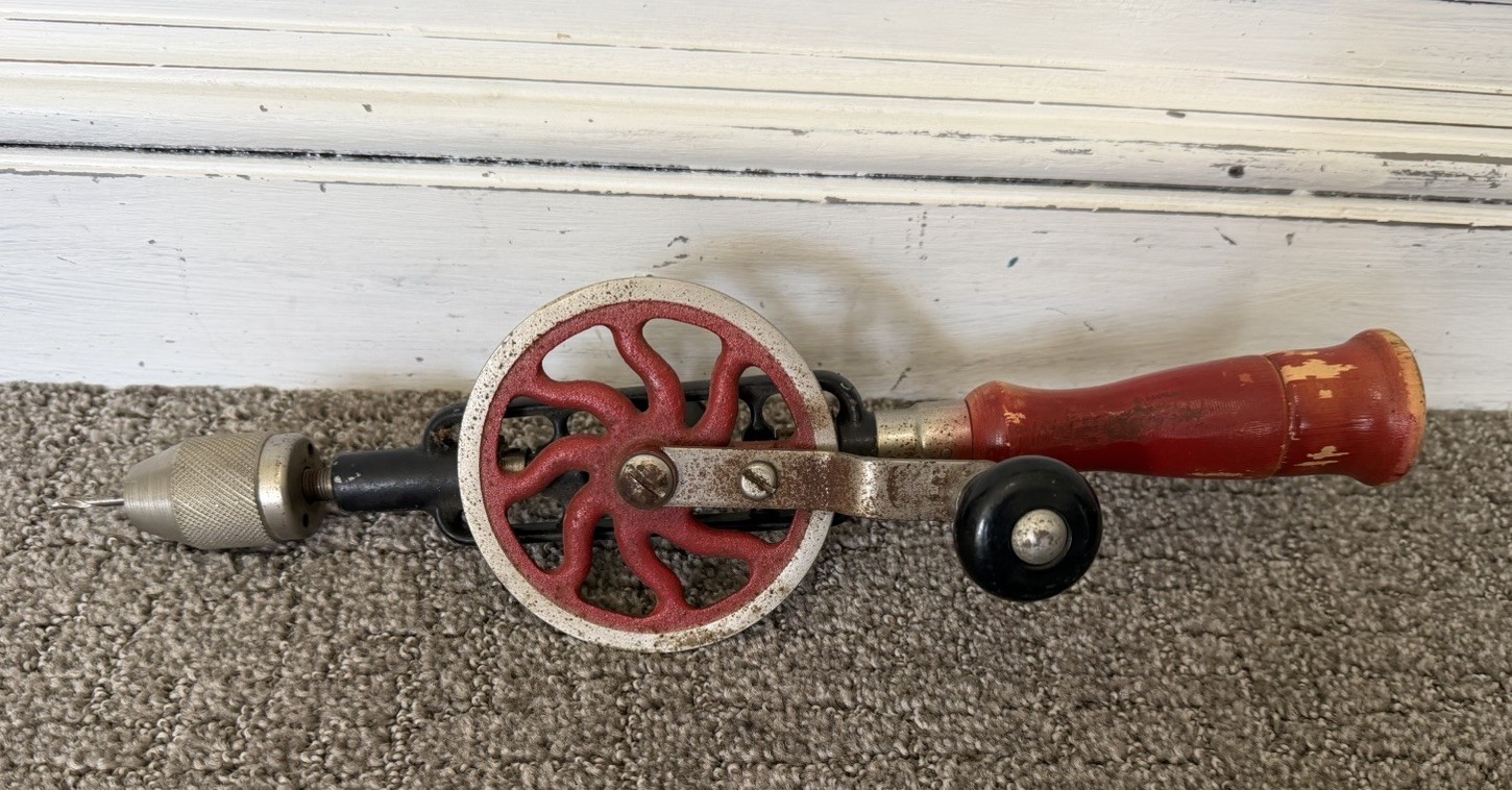 Vintage Millers Falls No.2 Egg Beater Hand Drill USA