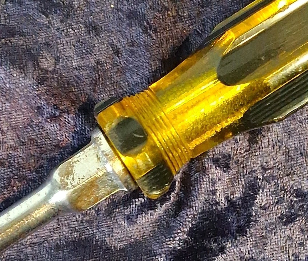 Stanley 100 Plus Flat Slotted Screwdriver 1006-8″ Round Shank 66-168 USA 13″
