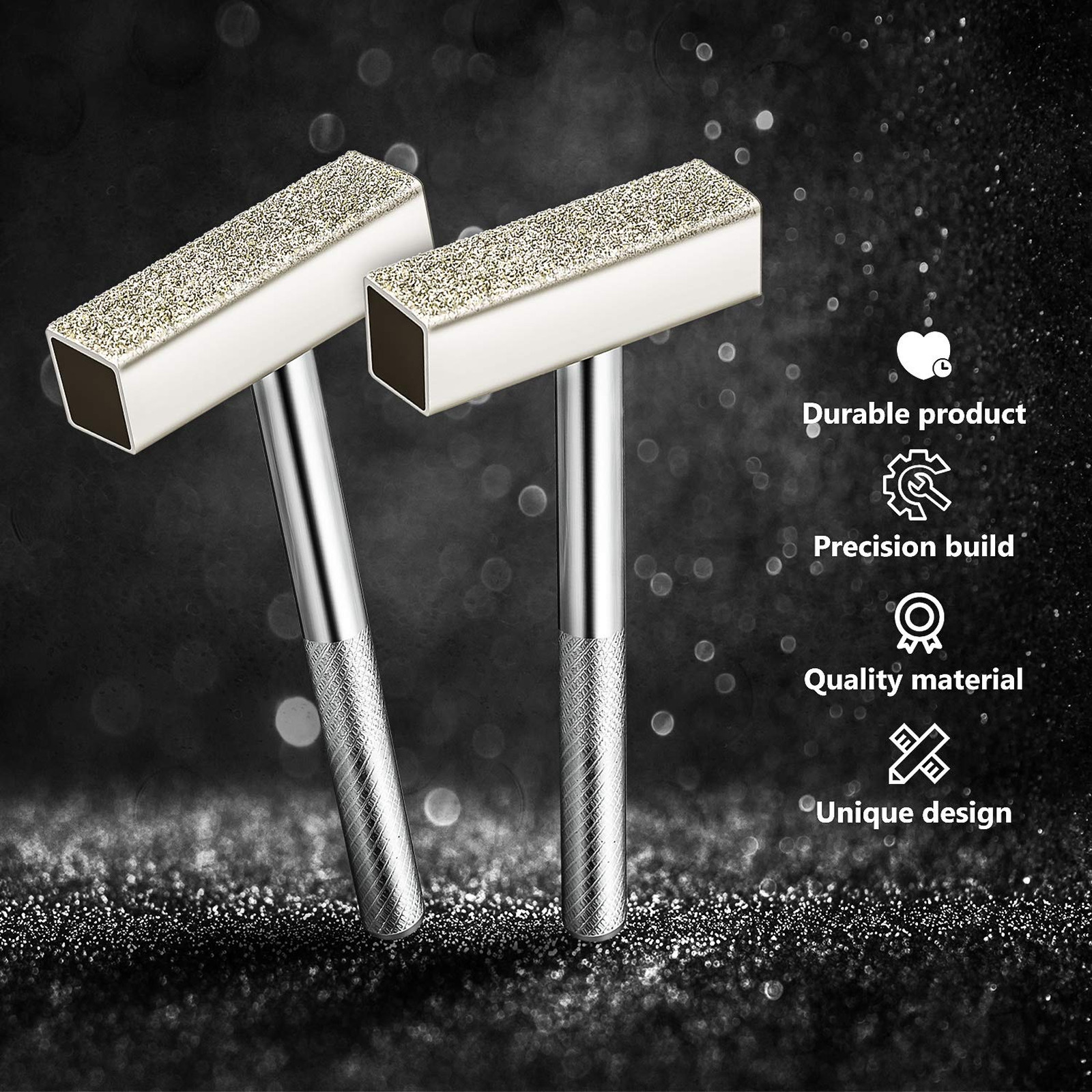 Grinding Wheel Dresser Tool 120 Grit Diamond Flat Surface for Bench Grinder