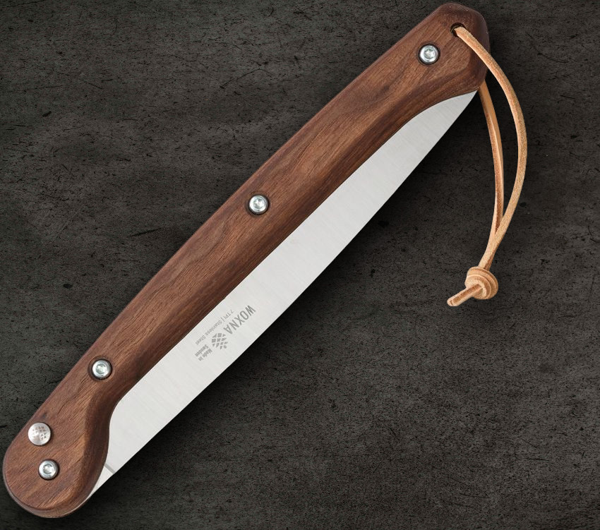 WOXNA Ljusnan Folding Saw 10″ Satin Finish 10C28Mo2 Steel Blade Walnut Handle